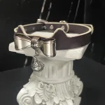 temperature-discoloration-bow-choker-2 PU collar