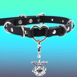 temperature-discoloration-choker-heart-bell-collar-1 discolor collar