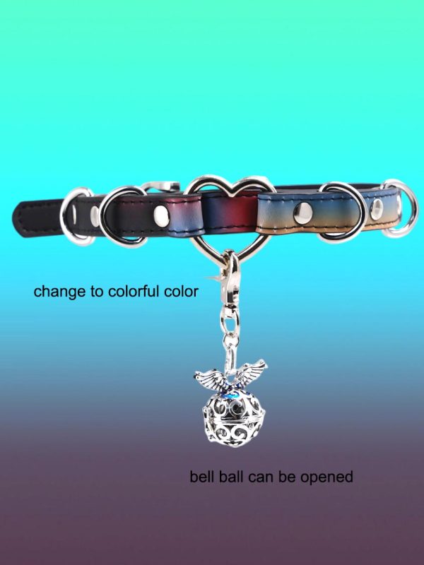 temperature-discoloration-choker-heart-bell-collar-4 discolor collar