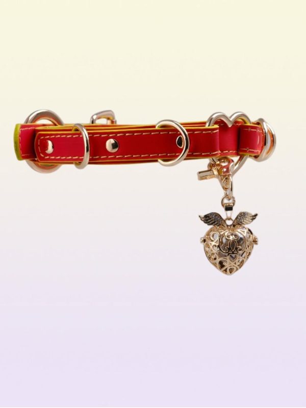 temperature-discoloration-collar-heart-bell-choker-4 discolor collar