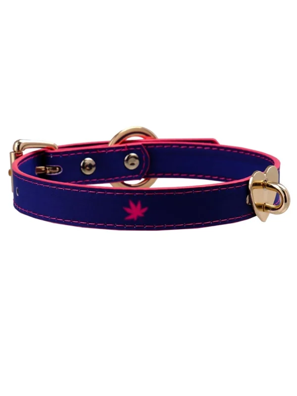 temperature-discoloration-cute-heart-choker-5 PU collar