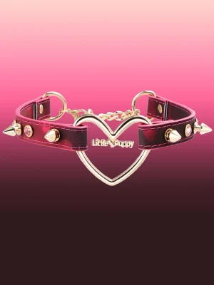 temperature-discoloration-hollow-heart-choker-1 discolor collar