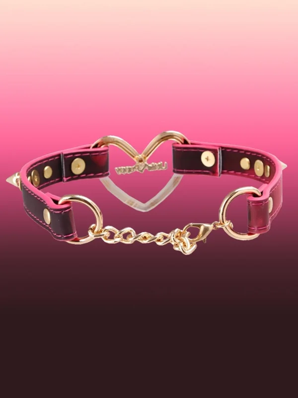 temperature-discoloration-hollow-heart-choker-3 discolor collar