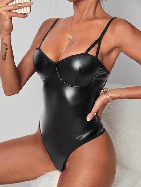 basic-leather-sexy-bodysuit-4 sexy jumpsuit