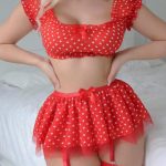 cute-lingerie-dots-suit-4 babydoll lingerie dress