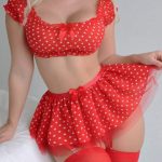 cute-lingerie-dots-suit-6 babydoll lingerie dress