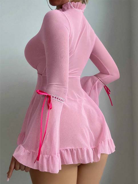 cute-lingerie-ruffled-edge-11 babydoll lingerie dress