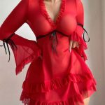 cute-lingerie-ruffled-edge-7 babydoll lingerie dress