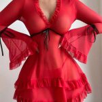cute-lingerie-ruffled-edge-9 babydoll lingerie dress