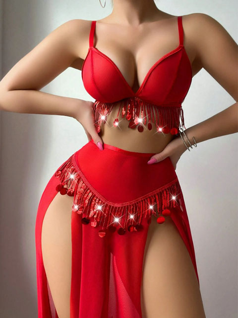 exotic-lingerie-tassel-set-5 extoice lingerie dress