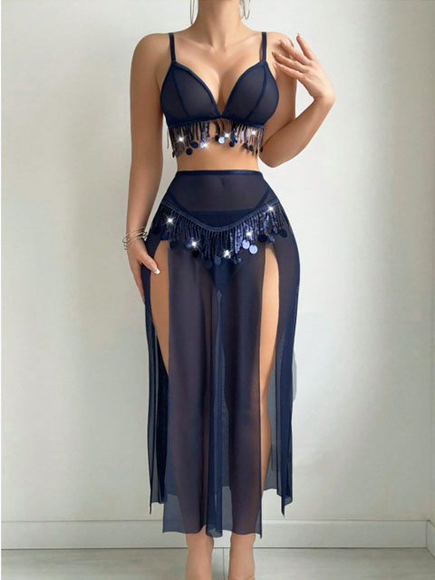 exotic-lingerie-tassel-set-7 extoice lingerie dress