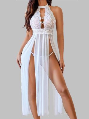 long-mesh-lace-lingerie-1 sexy lingerie dress