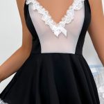 maid-cosplay-deep-v-dress-4 maid costumes