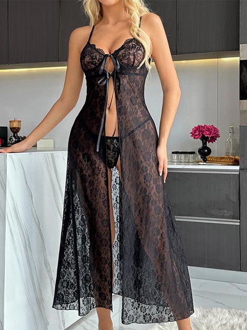 sexy-lingerie-long-mesh-dress-1 lingerie for dress