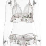 teddy-lingerie-leaves-white-suit-4 sexy teddy lingerie