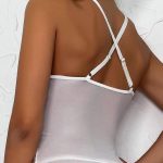 teddy-lingerie-plum-blossom-suit-5 sexy teddy lingerie