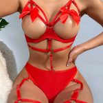 teddy-lingerie-sexy-bows-set-6 sexy teddy lingerie
