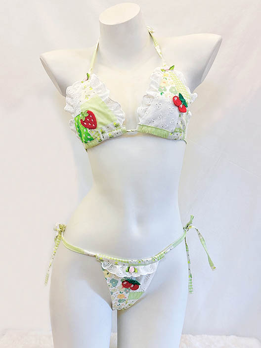 anime-floral-bikini-lingerie-7 cosplay costumes lingerie