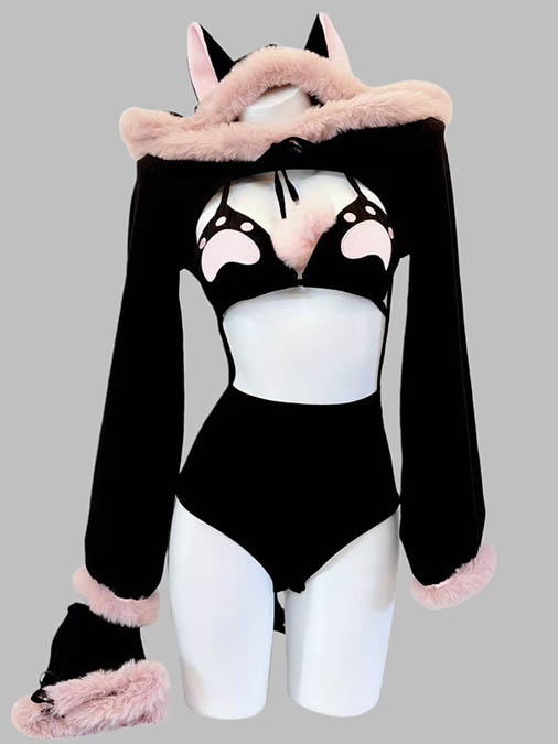 cat-cosplay-lingerie-bikini-suit-7 cosplay costumes lingerie