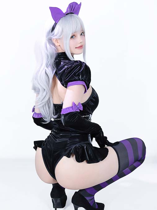 devil-cosplay-lingerie-black-purple-3 cosplay costumes lingerie