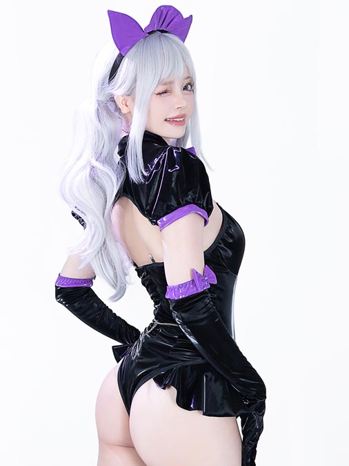 devil-cosplay-lingerie-black-purple-5 cosplay costumes lingerie