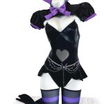 devil-cosplay-lingerie-black-purple-6 cosplay costumes lingerie