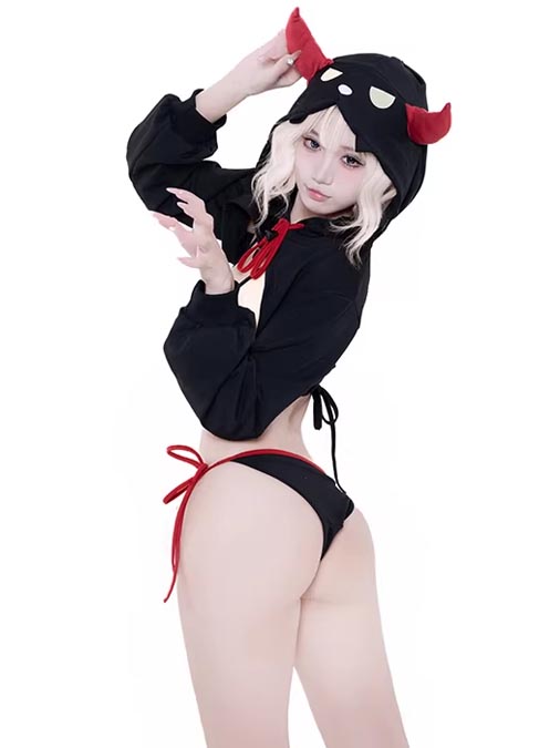 devil-cosplay-lingerie-sexy-suit-4 cosplay costumes lingerie