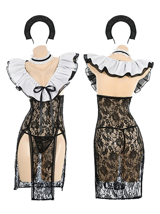 maid-cosplay-sexy-lace-dress-6 sexy lingerie