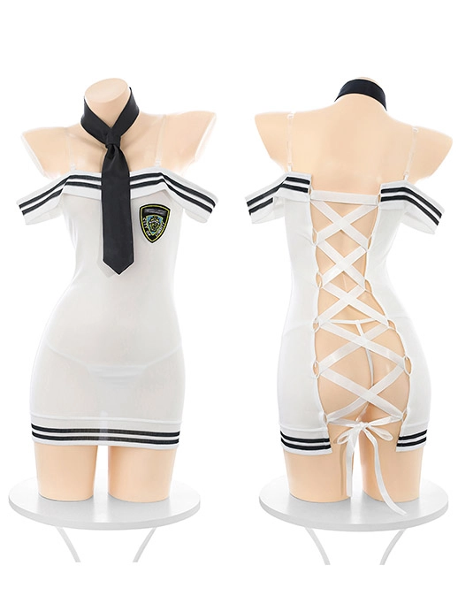 stewardess-costumes-off-shoulder-lingerie-7 sexy cosplay costumes