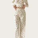 cotton-nightgowns-cherry-pattern-set-5 womens loungewear