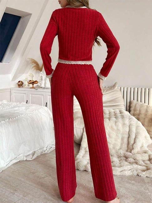 cotton-nightgowns-lace-trim-set-7 womens loungewear