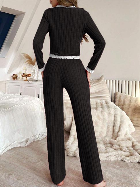 cotton-nightgowns-lace-trim-set-9 womens loungewear