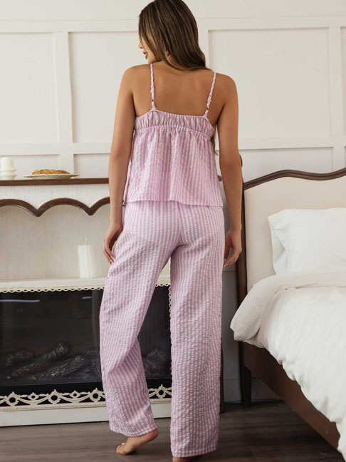 cotton-nightgowns-simple-stripes-set-4 womens loungewear