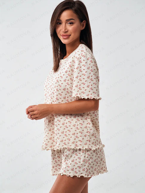 cotton-sleepwear-2-pieces-floral-set-1 womens loungewear