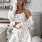 cotton-sleepwear-3-pieces-set-6 womens loungewear