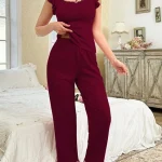 cotton-sleepwear-bell-bottom-pants-set-1 womens loungewear