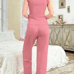 cotton-sleepwear-bell-bottom-pants-set-6 womens loungewear
