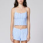 cotton-sleepwear-bowknot-pattern-nightwear-set-1 womens loungewear