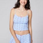 cotton-sleepwear-bowknot-pattern-nightwear-set-2 womens loungewear