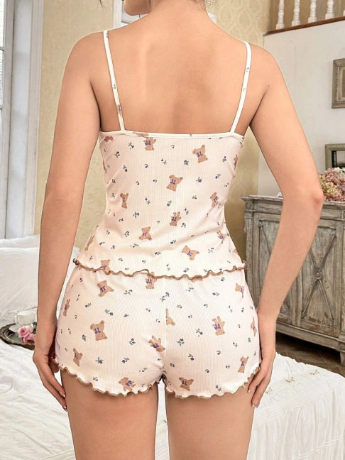 cotton-sleepwear-cute-bears-set-6 womens loungewear