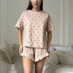 pajamas-crown-pattern-hollow-sleepwear-set-6 womens loungewear