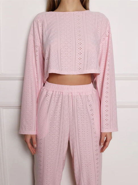 pajamas-soft-hollow-sleepwear-set-2 womens loungewear