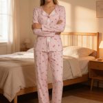 sleepwear-set-cherry-pattern-loungewear-set-8 womens loungewear