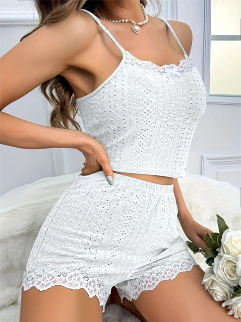 sleepwear-set-lace-hollow-loungewear-set-3 womens loungewear