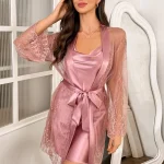 stain-nightgown-with-lace-rope-1 sleepwear dress