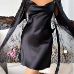 stain-nightgown-with-lace-rope-5 sleepwear dress