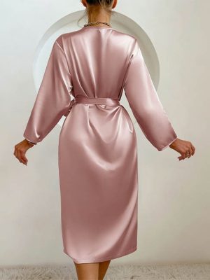 women silk robe