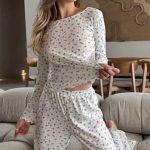 women's nightgown-floral-pajamas-3 womens loungewear