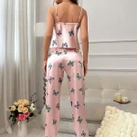 women's nightgown-pink-suit-2 womens loungewear