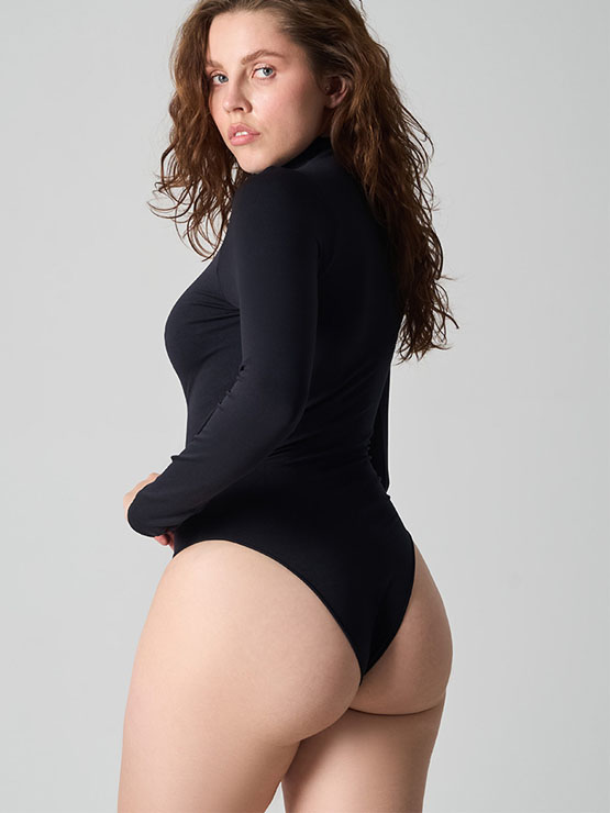 women-shapewear-high-neck-bodysuit-9 seamless shapewear